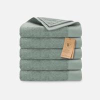 Walra Remade Cotton Handdoeken 60 x 110 cm - 550 gr/m² - Jade - 5 stuks - thumbnail