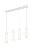 Trio 4-lichts koker hanglampStream wit - 364000431 - thumbnail