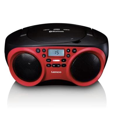 Lenco SDC-501 Draagbare cd-speler Rood Lenco SDC-501 Draagbare cd-speler Rood