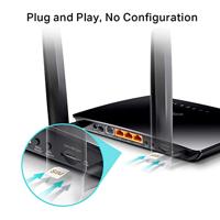 TP-LINK TL-MR6500v draadloze router Fast Ethernet Dual-band (2.4 GHz / 5 GHz) 3G 4G Zwart - thumbnail