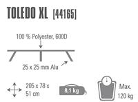 High Peak Toledo XL campingbed kampeerbed - thumbnail