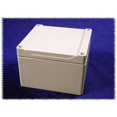 Hammond Electronics 1555PGY Universele behuizing 120 x 120 x 80 ABS Grijs 1 stuk(s)