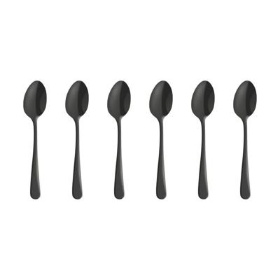 Amefa Austin Theelepels 6 Stuks Mat Zwart