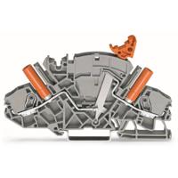 WAGO 2007-8821/044-000 Scheidings- en meetklem 2-etages 8 mm Push-In-klem Grijs 20 stuk(s) - thumbnail