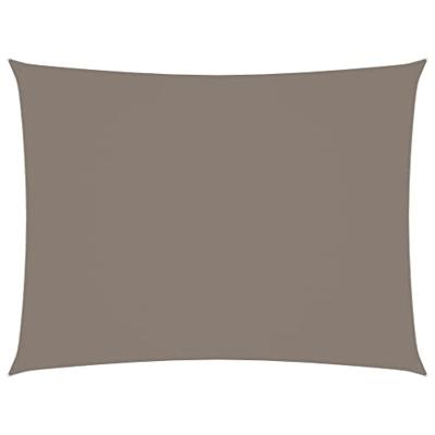 VidaXL Zonnescherm rechthoekig 2,5x3,5 m oxford stof taupe