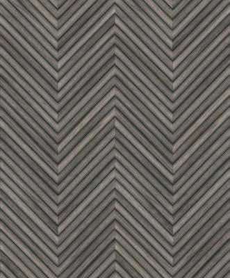 Marburg Travertino Behang met houten Hongaarse punt motief - 33380