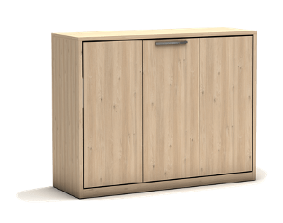 Tweepersoons Opklapbed Capsule eiken - Koudschuim matras HR60 - tot 120 KG