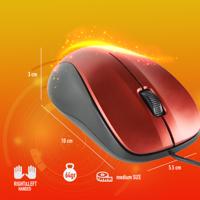 Optische Muis NGS NGS-MOUSE-1092 Rood 1200 DPI - thumbnail