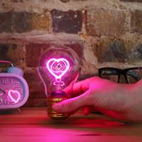 Oplaadbare LED filament lamp - Hart - thumbnail