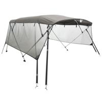 Biminitop 3 bogen met mesh zijwanden 183x(170-182)x137 cm - thumbnail
