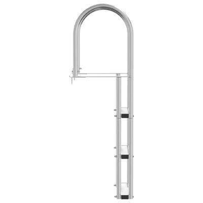 xl Dock ladder Zilver 45 x 11.5 x 134 cm Aluminium