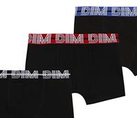Set van 3 boxershorts voor jongens met contrasterende Ecodim-riem zwart - thumbnail