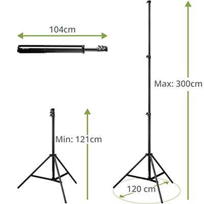 Bresser BR-TP300R Lampstatief 300cm