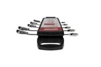 Gedore RED 3300872 R07205005 Steek-ringratelsleutelset 5-delig Sleutelbreedte (metrisch) 07 - 19 mm - thumbnail