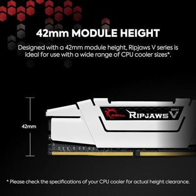 G.Skill Ripjaws V F4-3600C16D-32GVKC geheugenmodule 32 GB 2 x 16 GB DDR4 3600 MHz - thumbnail