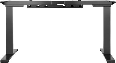 SpeaKa Professional Zit-sta-bureauframe In hoogte verstelbaar Hoogte: 62 tot 1.28 m (b x h x d) 170 x 62 x 65 cm Zwart SP-SDF-500 SP-9414648