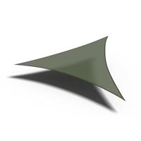 Nesling Coolfit schaduwdoek driehoek olijf 3.6 x 3.6 x 3.6 meter - thumbnail