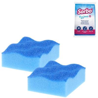 Sorbo schuurspons hygienic+ set van 2 | 24 stuks
