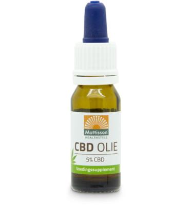 Mattisson CBD olie 5% 10 Milliliter Mattisson CBD olie 5% 10 Milliliter
