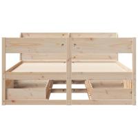 Bedframe zonder matras massief grenenhout 120x200 cm - thumbnail