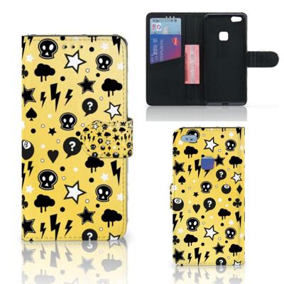 Telefoonhoesje met Naam Huawei P10 Lite Punk Geel Telefoonhoesje met Naam Huawei P10 Lite Punk Geel