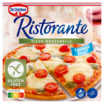 Dr. Oetker Ristorante Pizza Mozzarella Glutenvrij 370 g bij Jumbo Dr. Oetker Ristorante Pizza Mozzarella Glutenvrij 370 g bij Jumbo