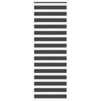 VidaXL Zebra rolgordijn 80x230 cm stofbreedte 75,9 cm zwart - thumbnail