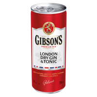 Gibson's gin tonic blik (24x 250ml) - thumbnail