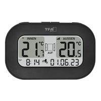TFA Dostmann Funk-Thermometer COOL@HOME 30.3046.01 Draadloze thermometer digitaal Zwart - thumbnail
