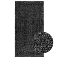 VidaXL Vloerkleed zizur binnen en buiten 80x150 cm jute look antraciet - thumbnail