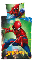 Spiderman Peuterdekbedovertrek city - 100 x 135 cm - Katoen - thumbnail