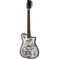 Duesenberg Alliance Johnny Depp Aluminium Top Plate elektrische signature gitaar met koffer - thumbnail