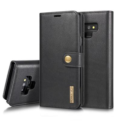 DG. MING Crazy Horse textuur Flip afneembare magnetische lederen Case voor Galaxy Note 9 met houder & kaartsleuven & Wallet(Black)