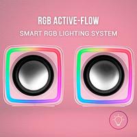 PC-luidsprekers Mars Gaming MSCUBEP 8W Roze 4 W - thumbnail