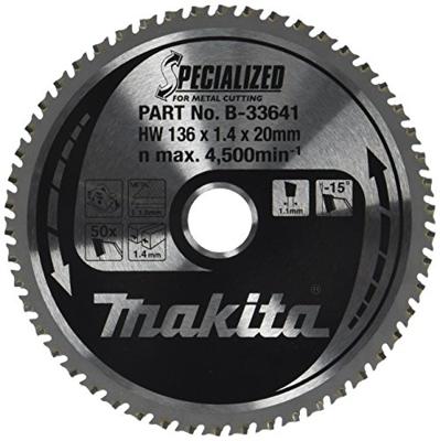Makita Zaagblad Met. 136X20X1,4 50T -15G - B-33641