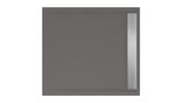 Xenz easy tray douchevloer 100x90x5cm rechthoek acryl antraciet 6945-05 - thumbnail