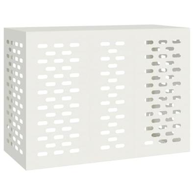 VidaXL Airconditioner hoes wit 110 x 50 x 80 cm staal