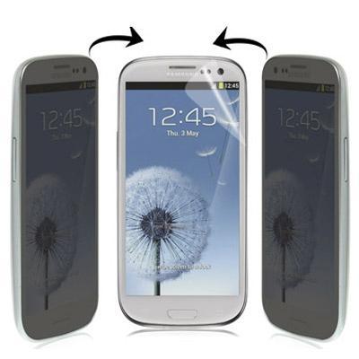 180 graden Privacy Anti-schittering anti-UV LCD scherm beschermings voor Samsung Galaxy SIII / i9300