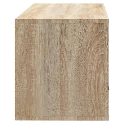 VidaXL Wandschoenenkast 70x35x38 cm bewerkt hout sonoma eiken