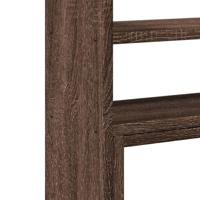 VidaXL Bureau organiser 40x17x41 cm bewerkt hout bruin eikenkleurig - thumbnail