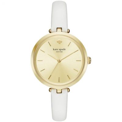 Horlogeband Kate Spade New York KSW1117 Leder Wit 6mm