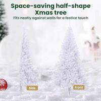 Kunstkerstboom met 300 LED Wit 240 cm PVC en staal - thumbnail