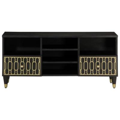 Tv-meubel 100x33x46 cm massief mangohout