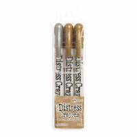 Ranger Ink Ranger • tim holtz distress crayons set metallics 3st. - thumbnail