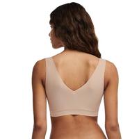 Chantelle Bralette top met vulling - Soft Stretch - Padded top - Bralette / BH Top naadloos dames - Rood - zwart - Huidskleur - thumbnail