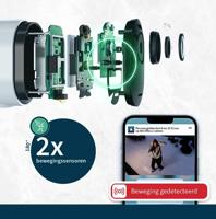 Arlo Ultra 2 draadloze WiFi-beveiligingscamera voor buiten, 4K UHD, 180˚ kleurennachtzicht, sirene, bewegingsdetectie, 2-weg-audio, Smart Hub vereist, incl. proefp. Arlo Secure, 1 cam, wit - thumbnail
