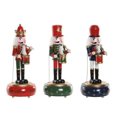 Kerstversiering Home ESPRIT Multicolour Notenkraker 10 x 10 x 30 cm Kerstversiering Home ESPRIT Multicolour Notenkraker 10 x 10 x 30 cm