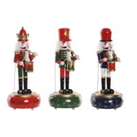 Kerstversiering Home ESPRIT Multicolour Notenkraker 10 x 10 x 30 cm - thumbnail