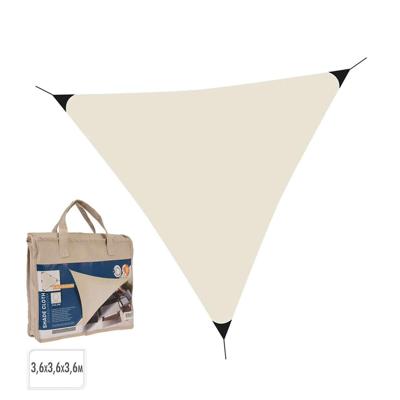 Zonnetent Lifetime Crème Driehoekig 3,6 x 3,6 x 3,6 m