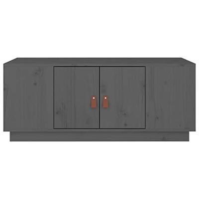 Salontafel 100x50x41 cm massief grenenhout grijs Salontafel 100x50x41 cm massief grenenhout grijs